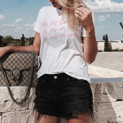 La Vie En Rosé Shirt - Femfetti