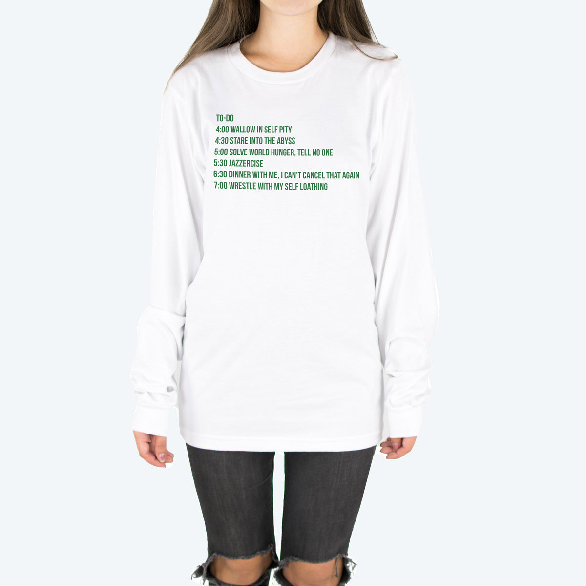 Christmas To-Do List Long Sleeve - Femfetti