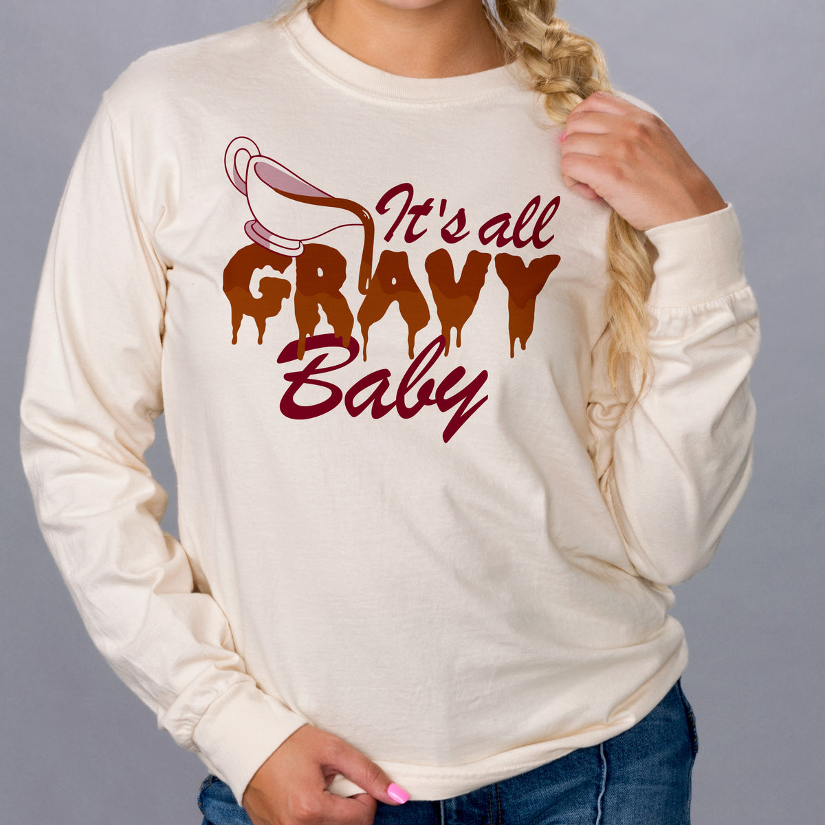 It&#39;s All Gravy Baby Long Sleeve Tee