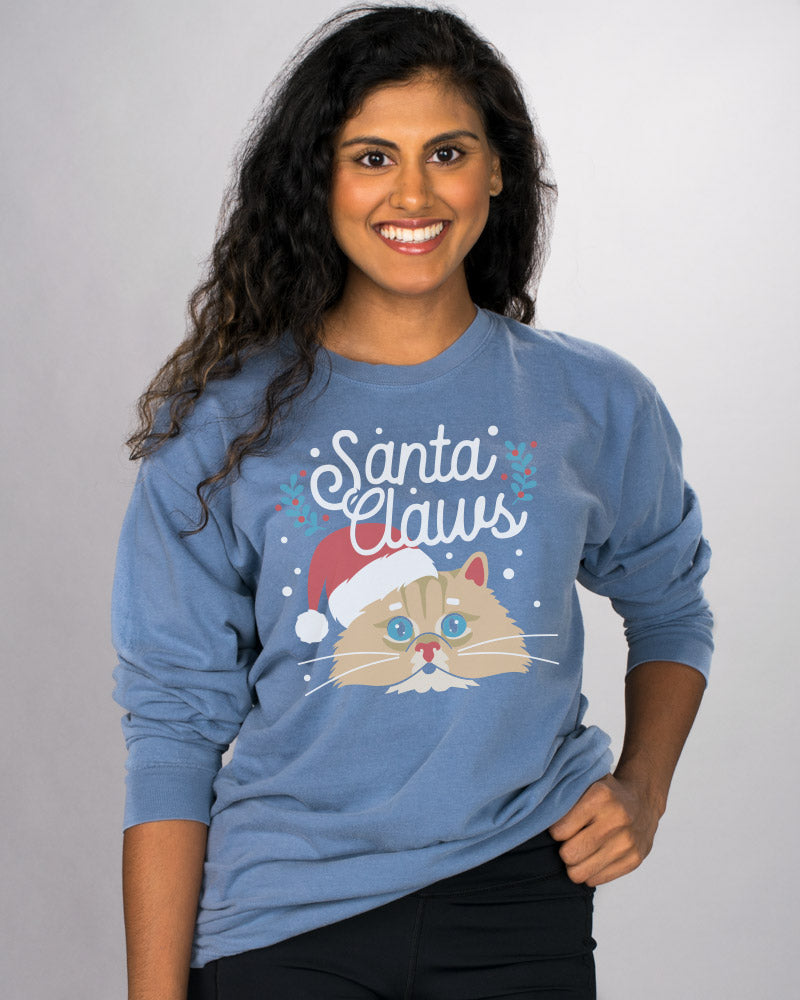 Santa Claws Cat Long Sleeve