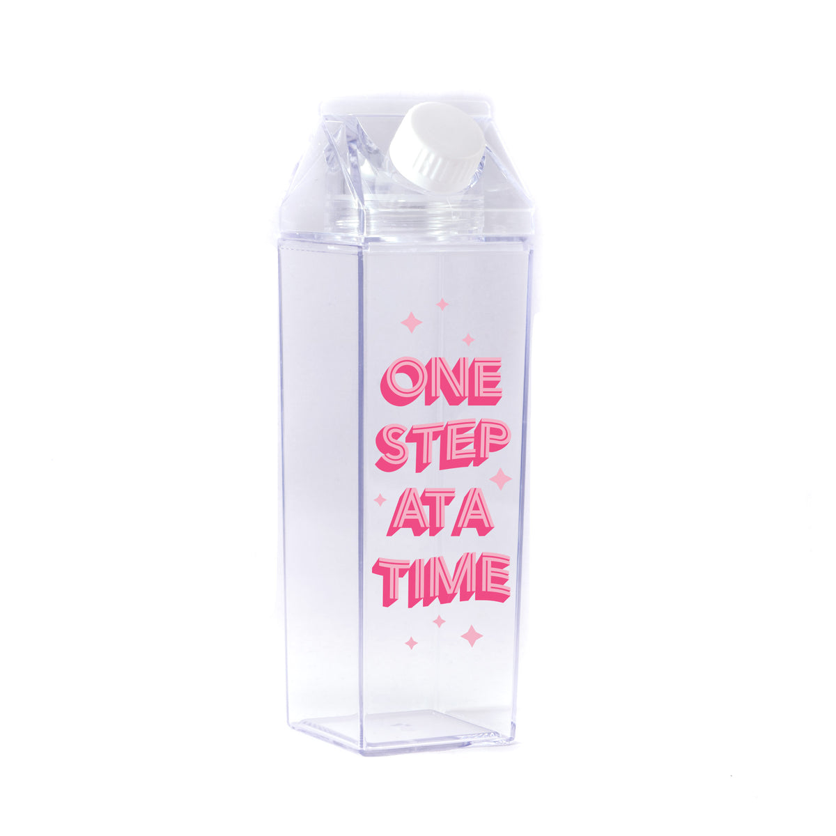 One Step At A Time Milk Carton