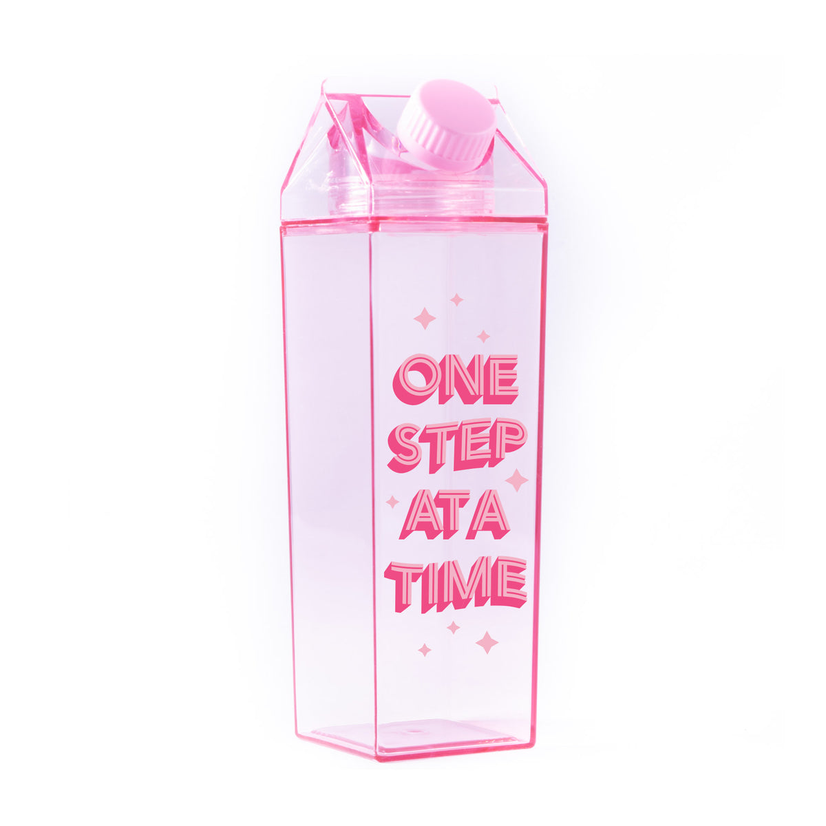 One Step At A Time Milk Carton