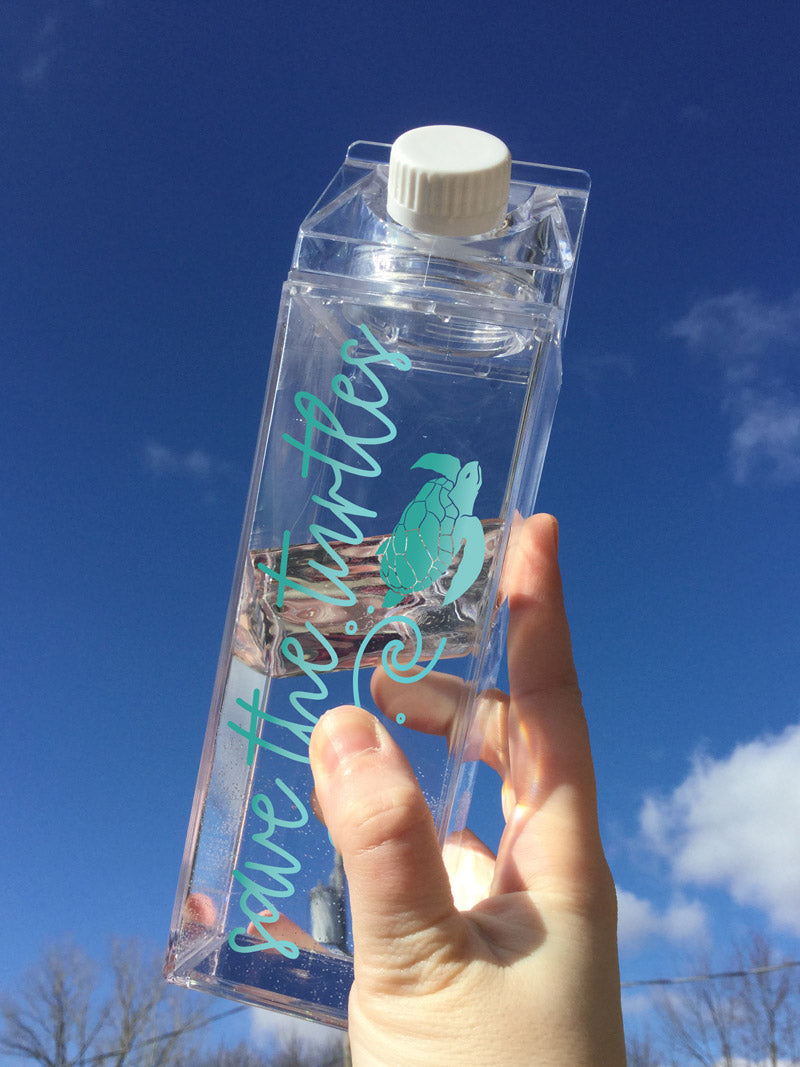 Save The Turtles Milk Carton