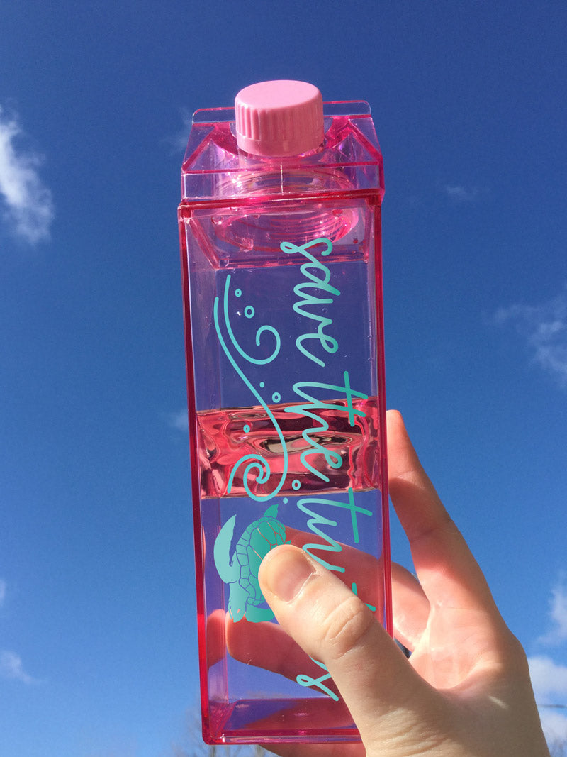 Save The Turtles Milk Carton