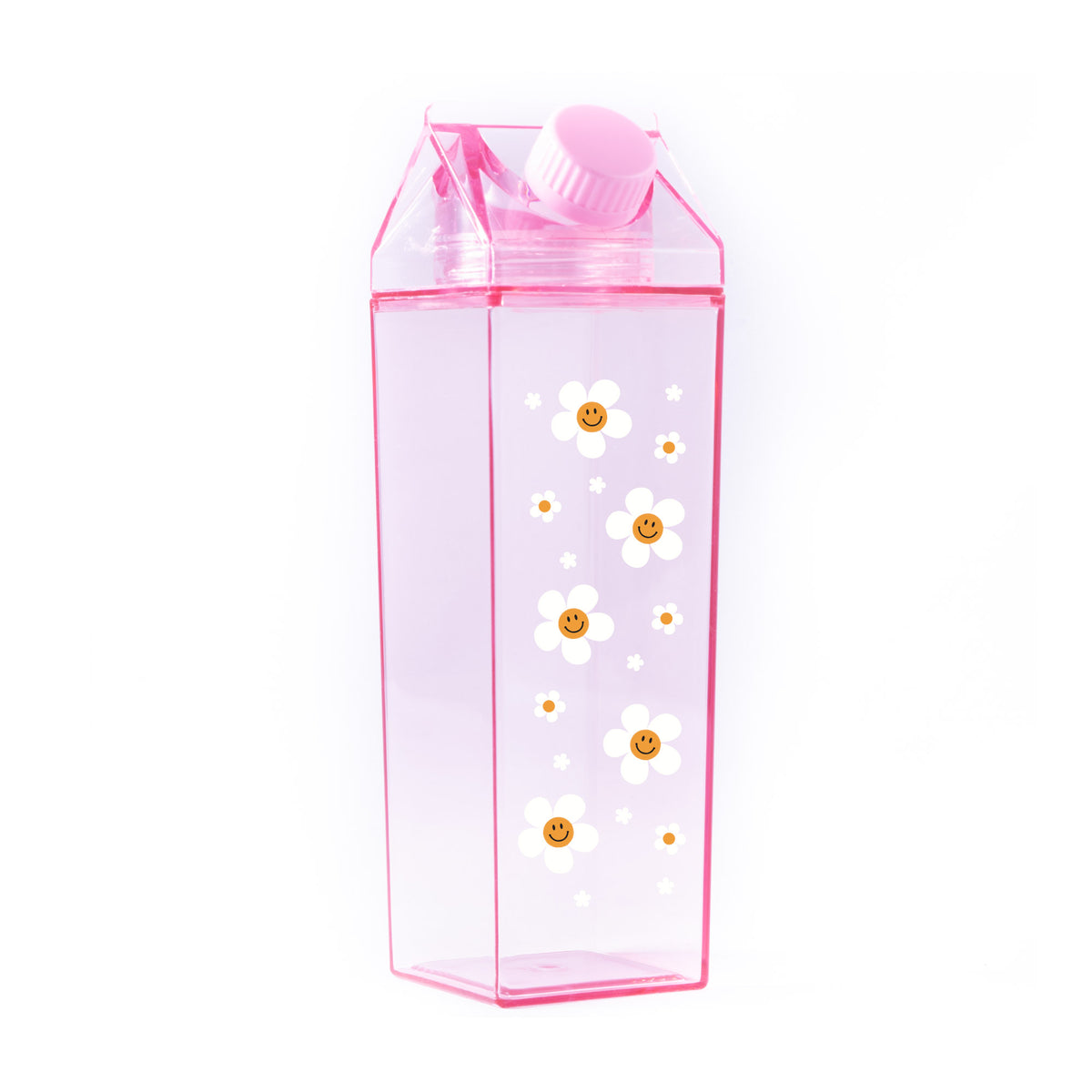 Daisy Pattern Milk Carton