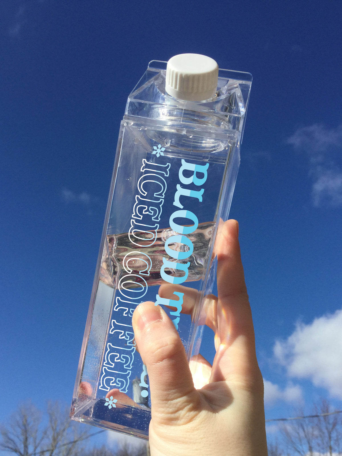 Blood Type Iced Coffee Milk Carton