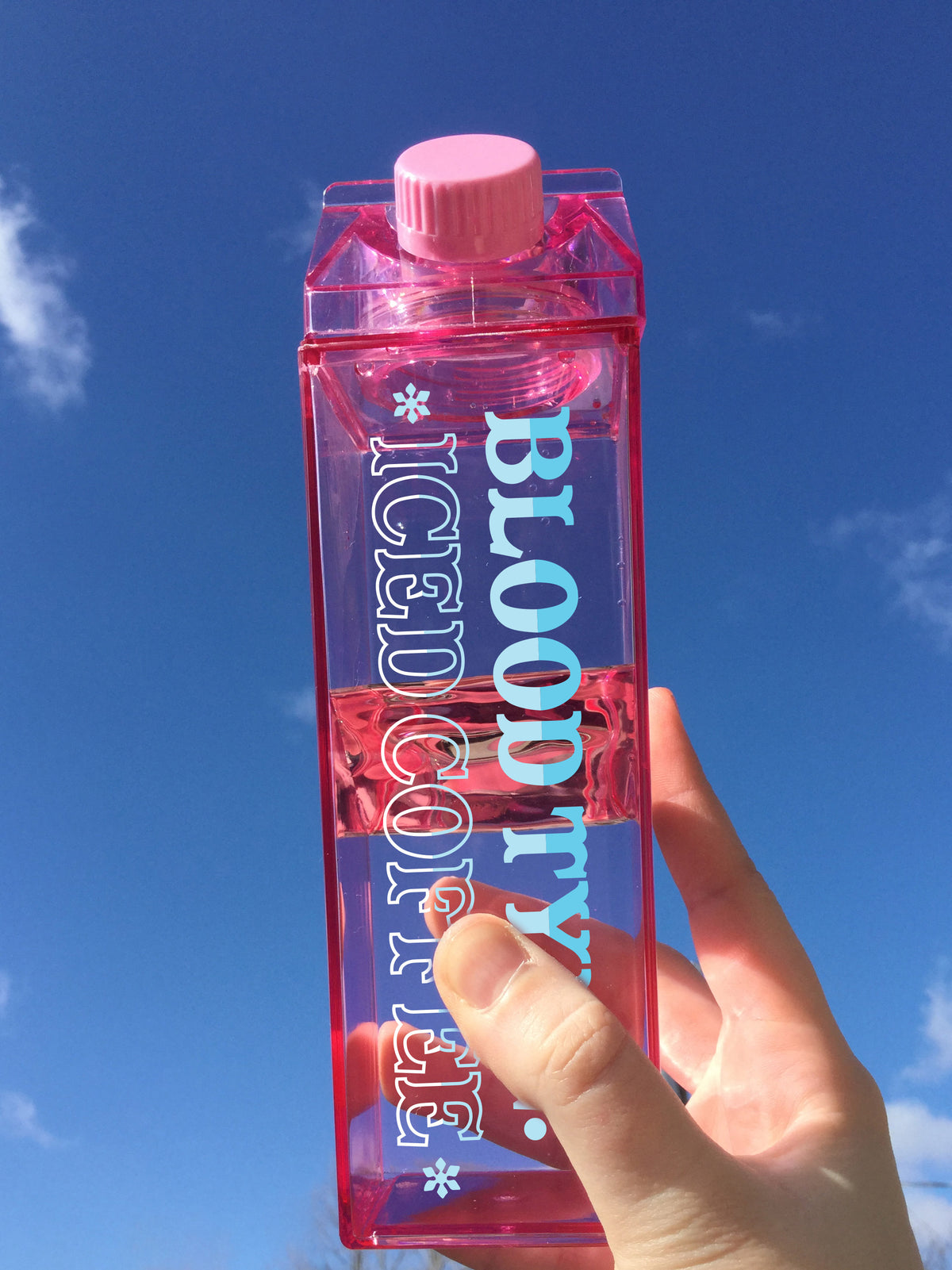 Blood Type Iced Coffee Milk Carton