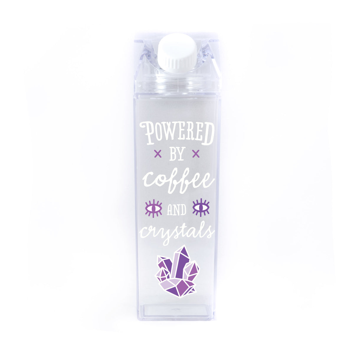 Coffee and Crystals Milk Carton