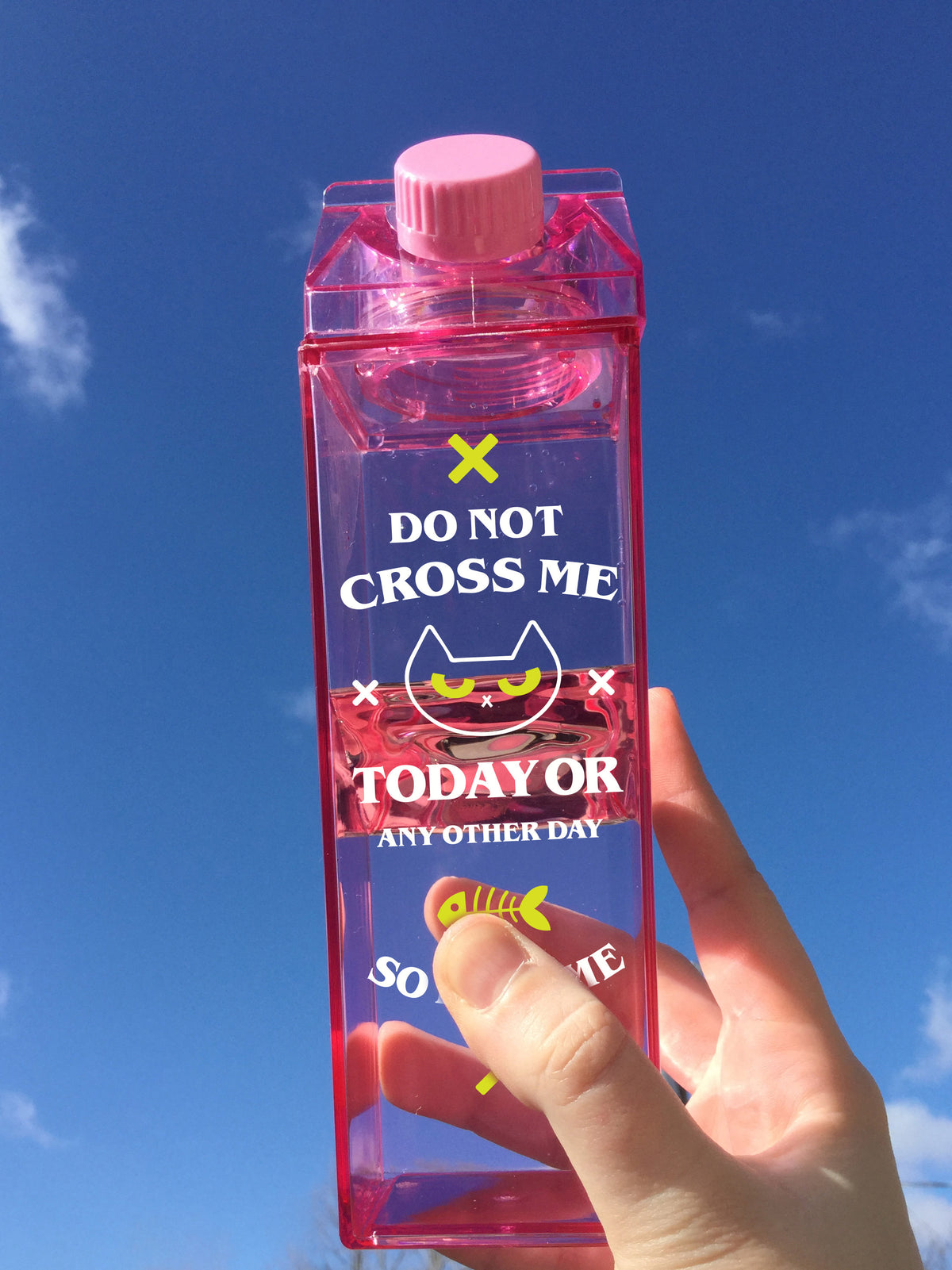 Do Not Cross Me Milk Carton