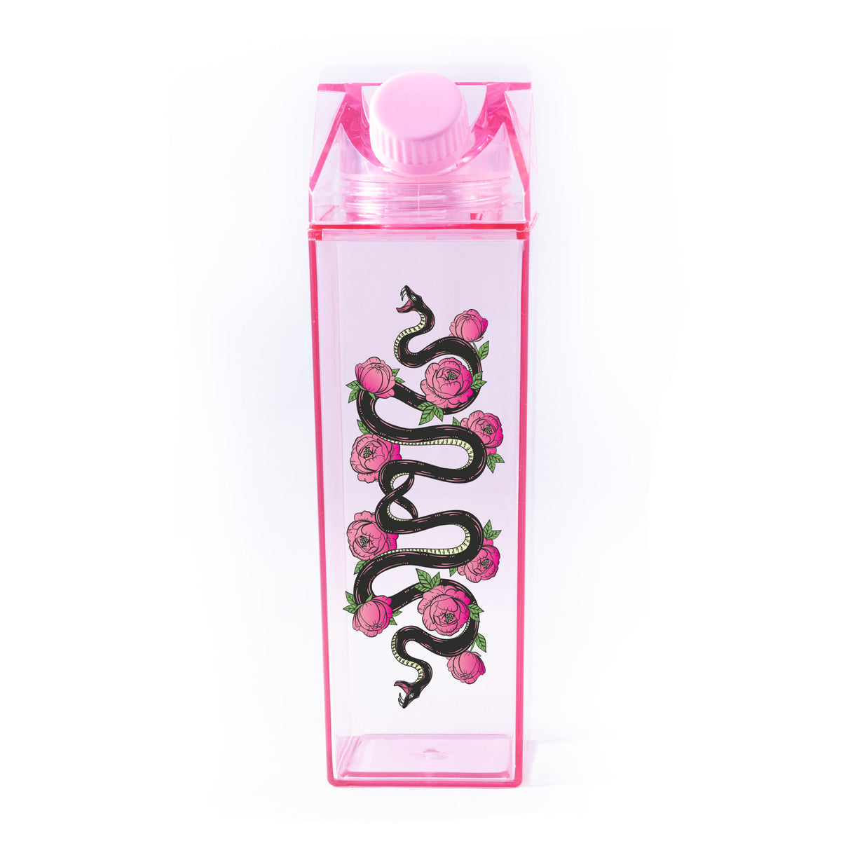 Floral Snake Milk Carton