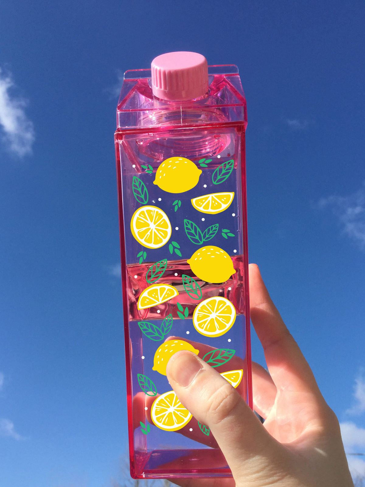 Lemon Pattern Milk Carton