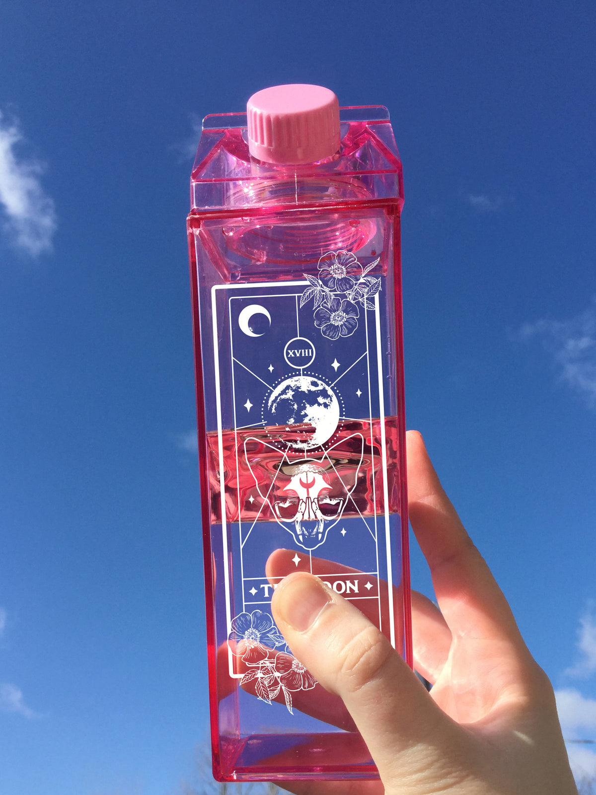 Moon Cat Tarot Milk Carton