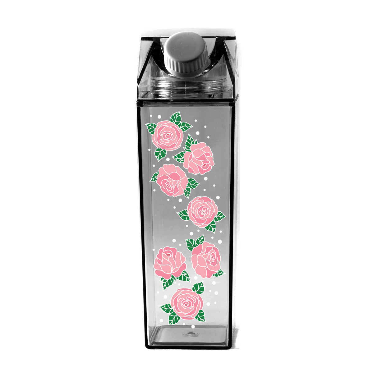 Rose Pattern Milk Carton