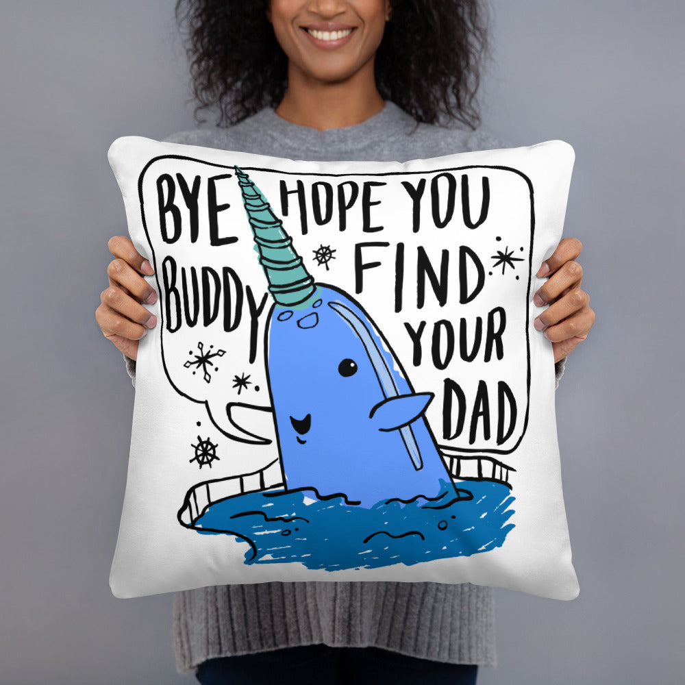 Bye Buddy Throw Pillow