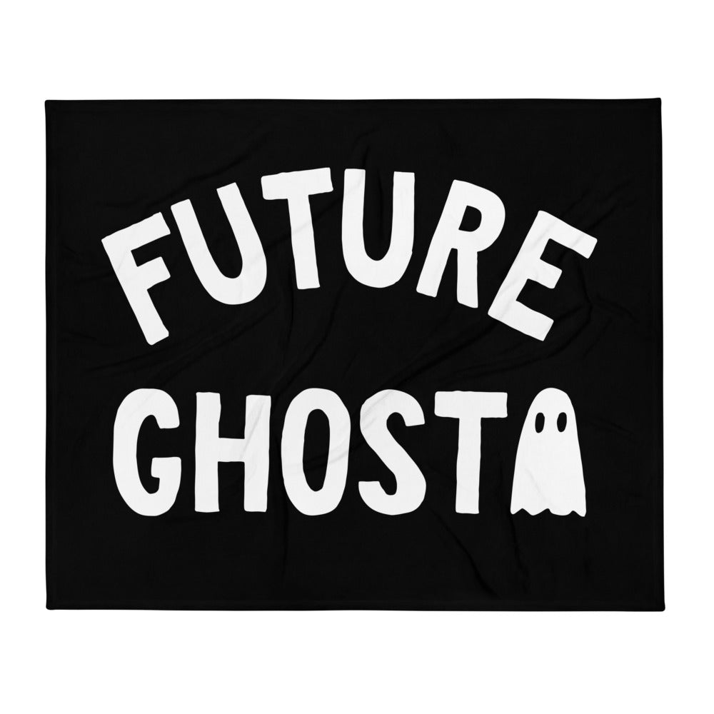 Future Ghost Throw Blanket