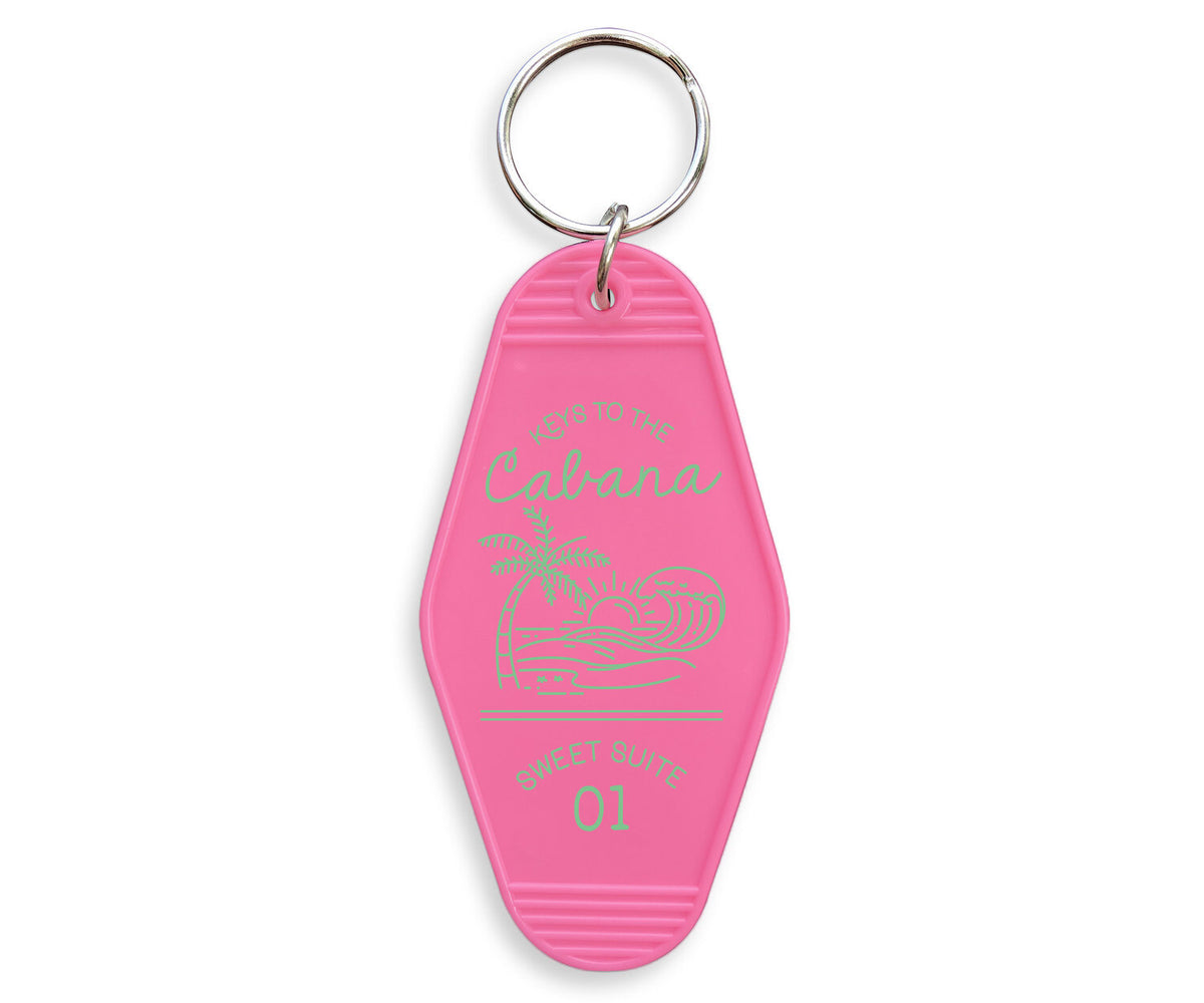 Keys To The Cabana Motel Keychain