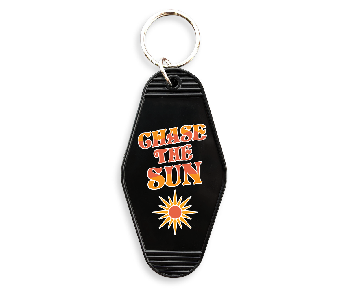 Chase The Sun Motel Keychain
