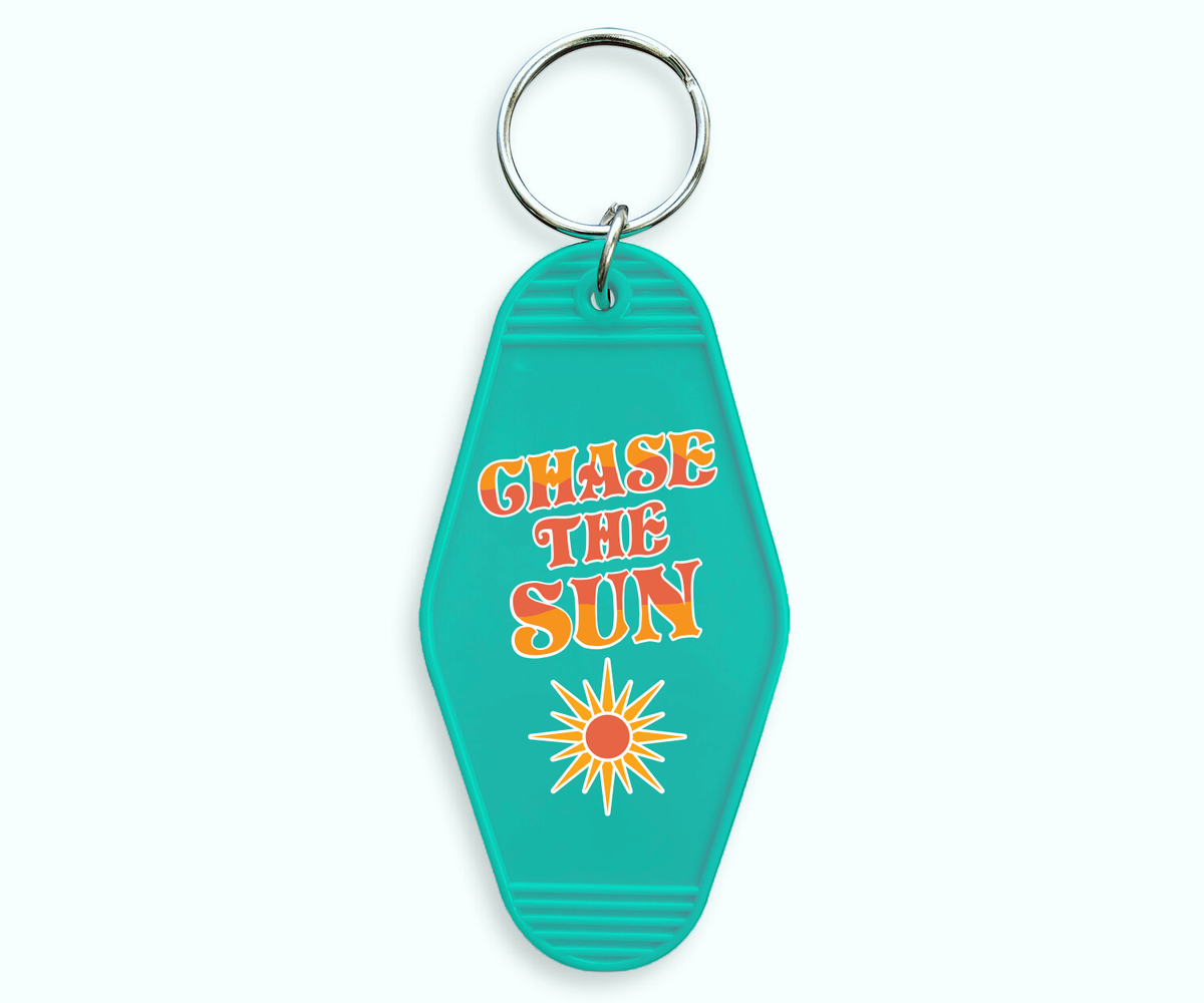 Chase The Sun Motel Keychain
