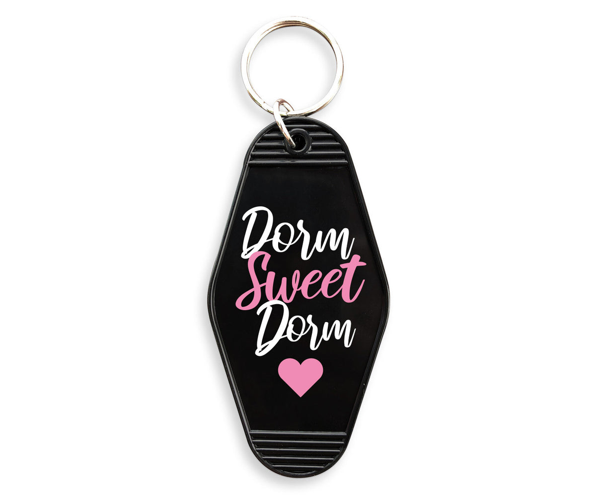 Dorm Sweet Dorm Motel Keychain