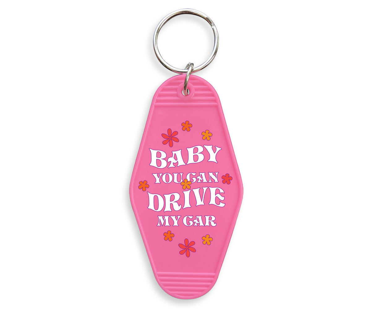 Drive My Car Motel Keychain