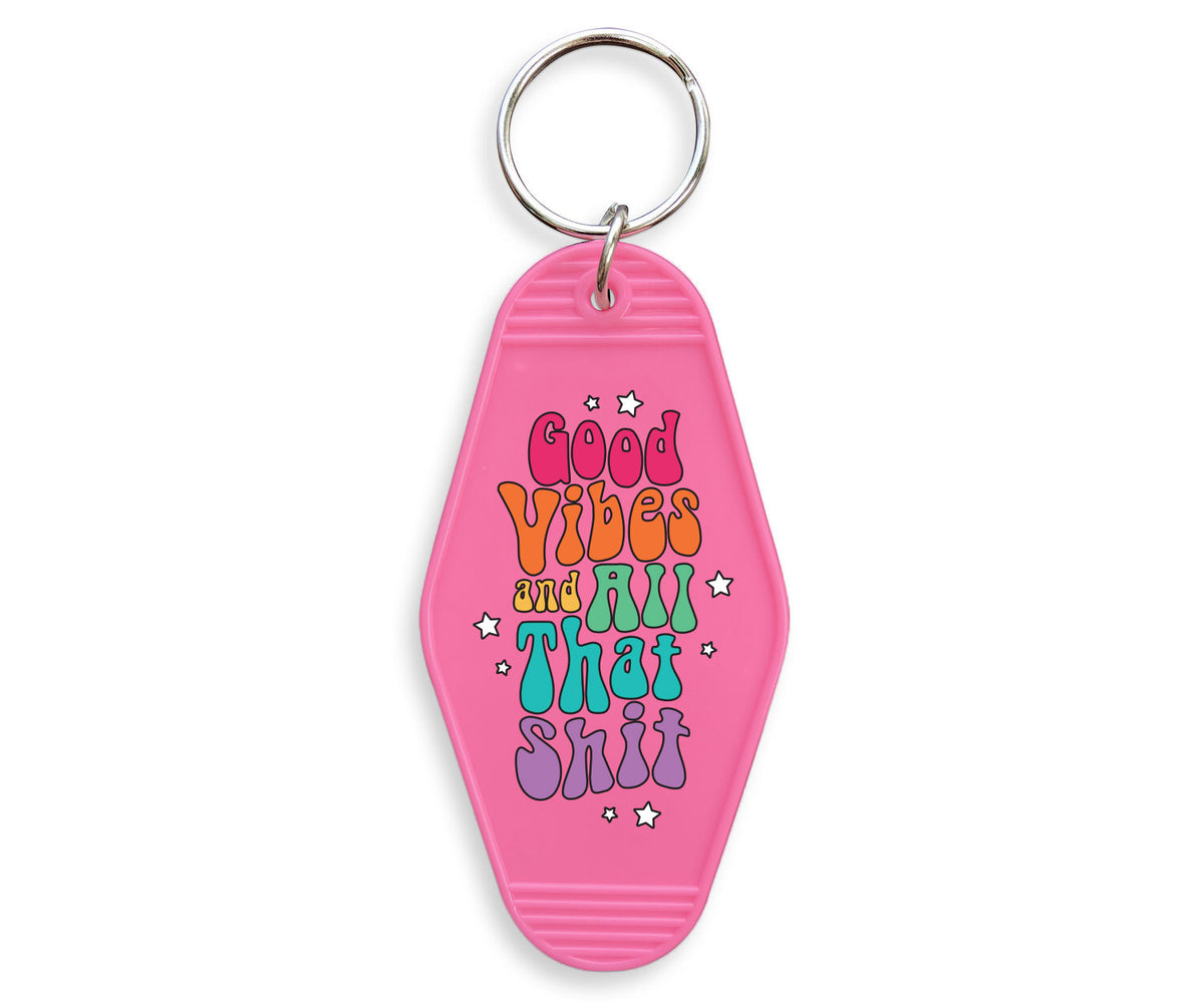 Good Vibes Motel Keychain