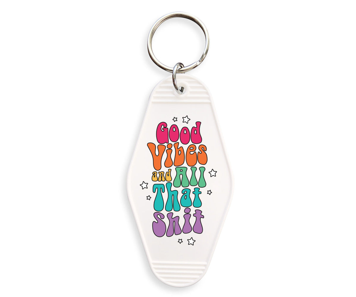 Good Vibes Motel Keychain