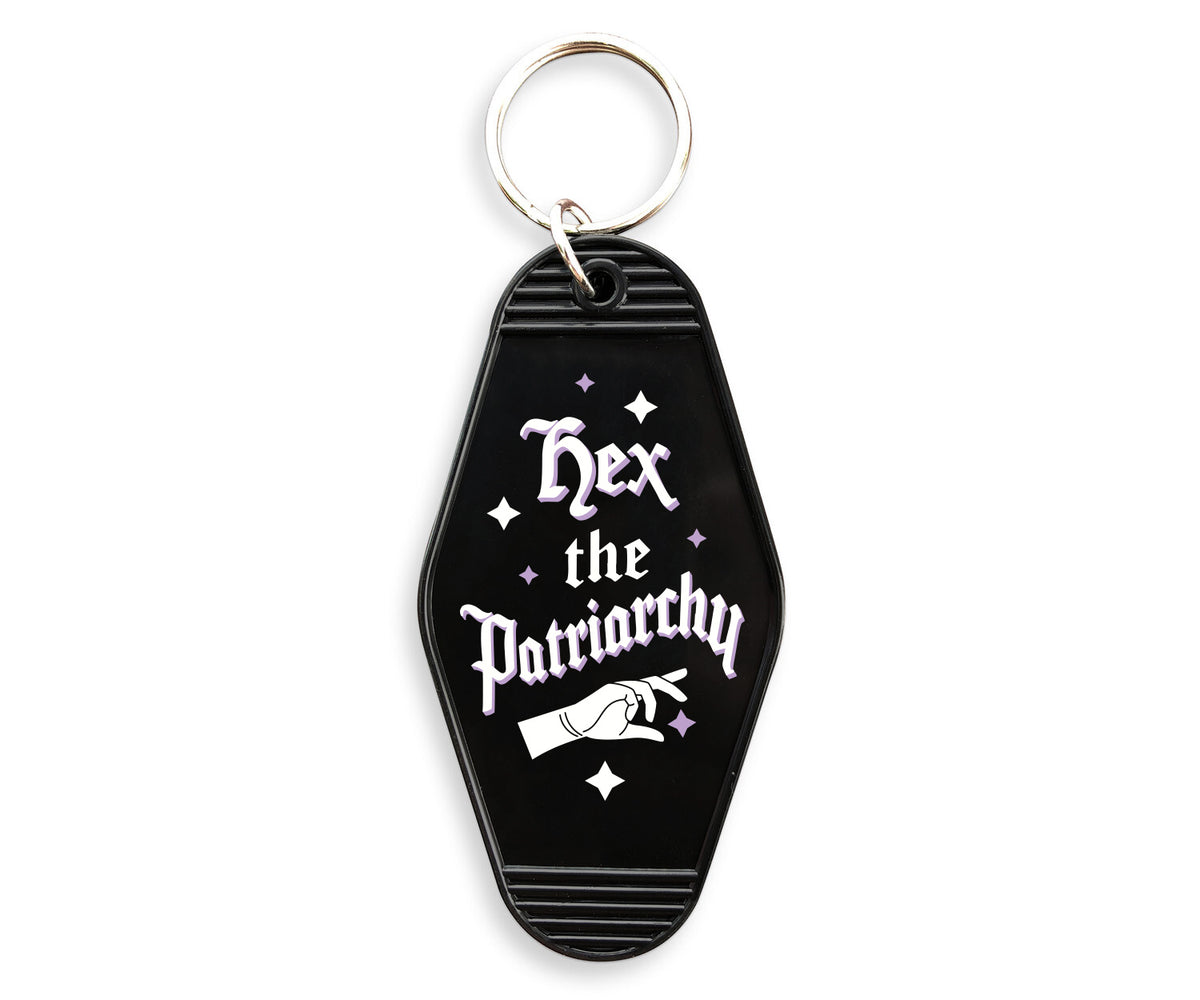 Hex The Patriarchy Motel Keychain