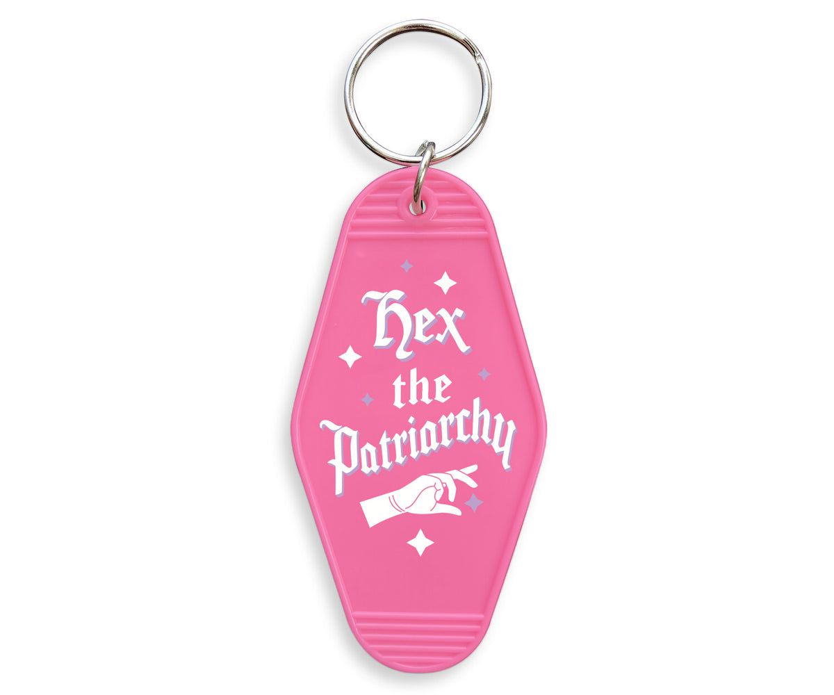 Hex The Patriarchy Motel Keychain