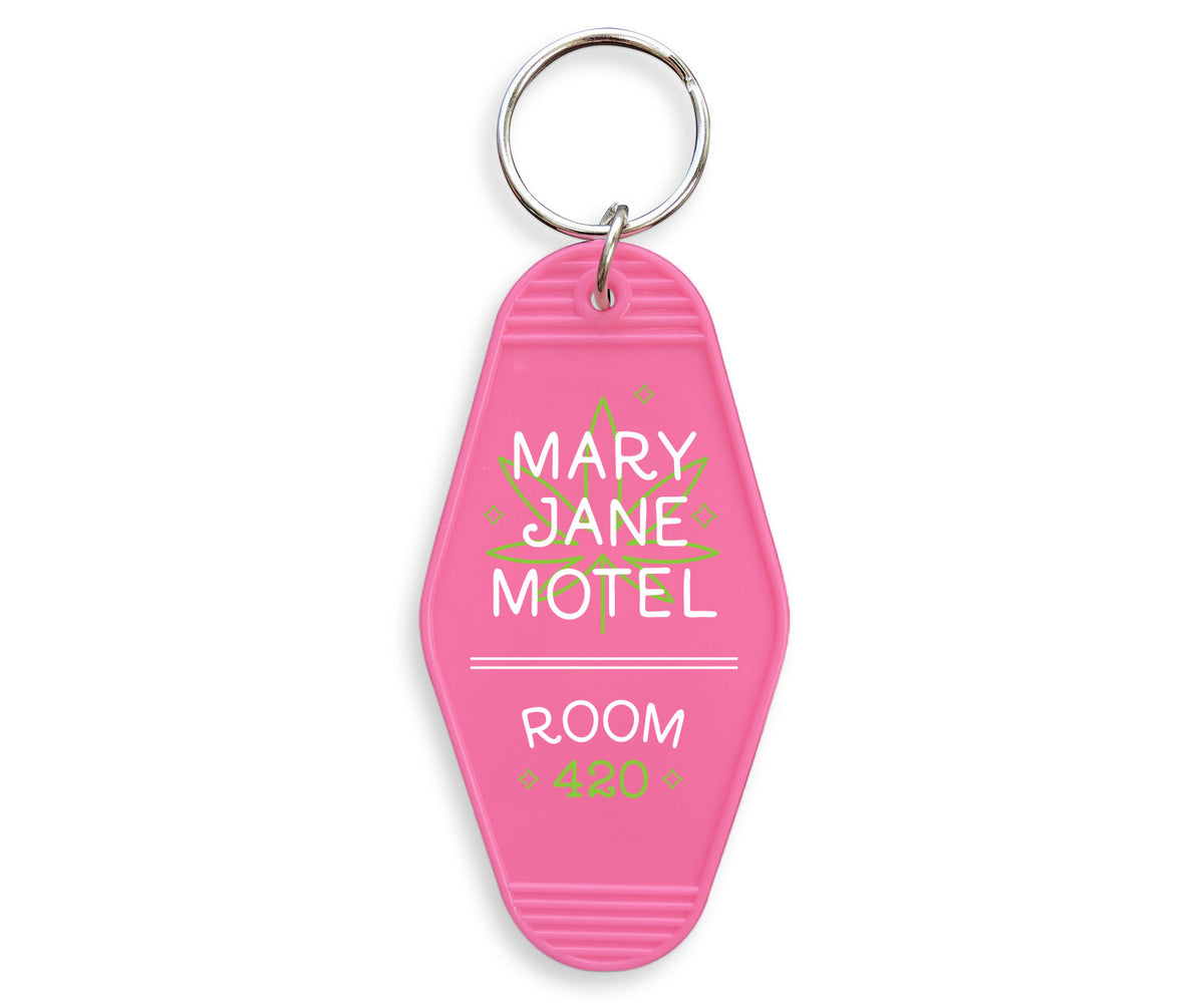 Mary Jane Motel 420 Motel Keychain