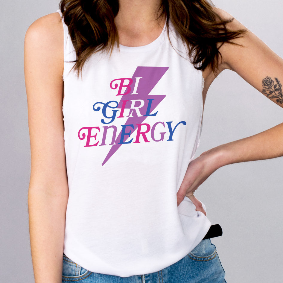 Bi Girl Energy Muscle Tank