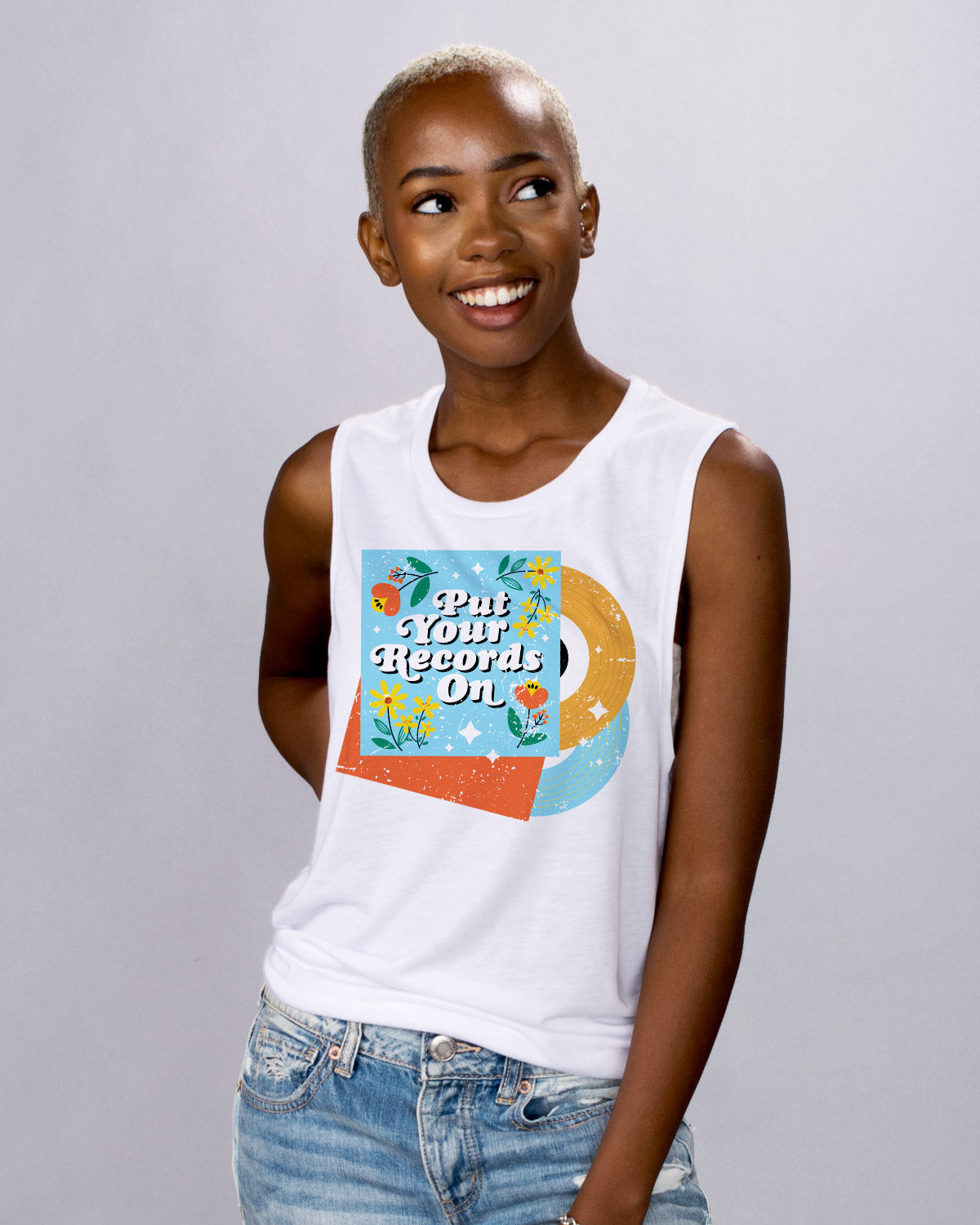 Put Your Records On Muscle Tank