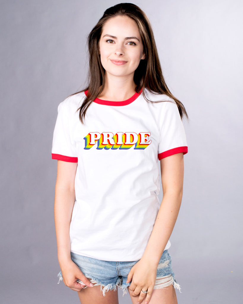 pride ringer tee