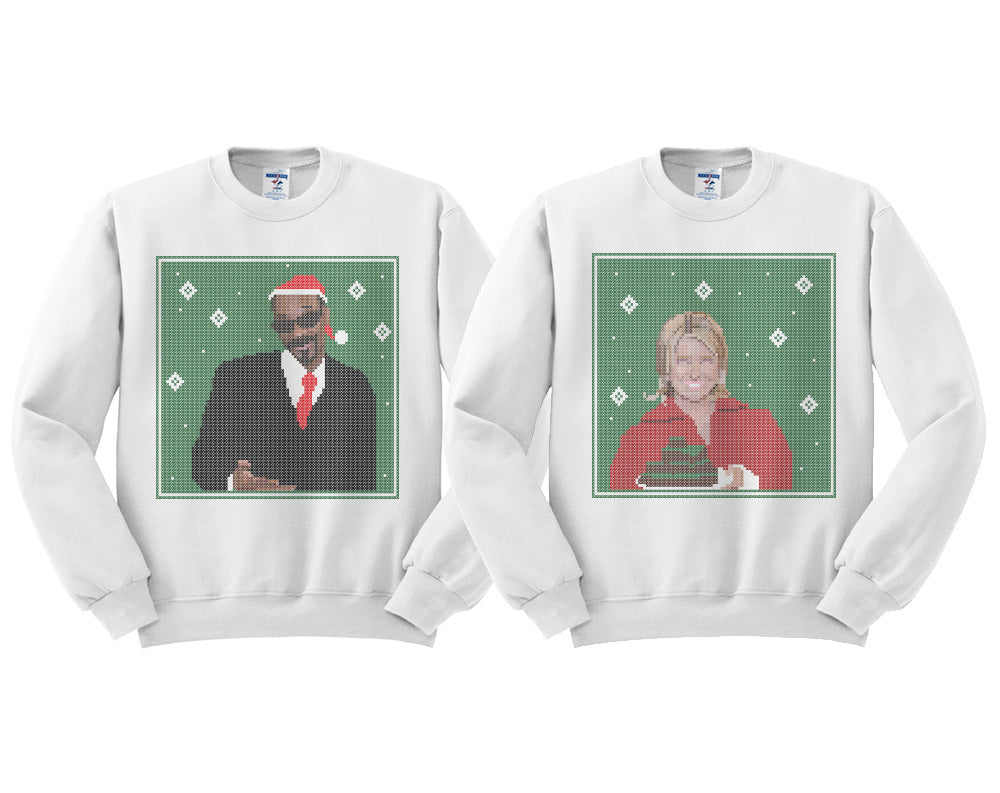 Martha Stewart and Snoop Dogg Duo Sweatshirt Set - Femfetti