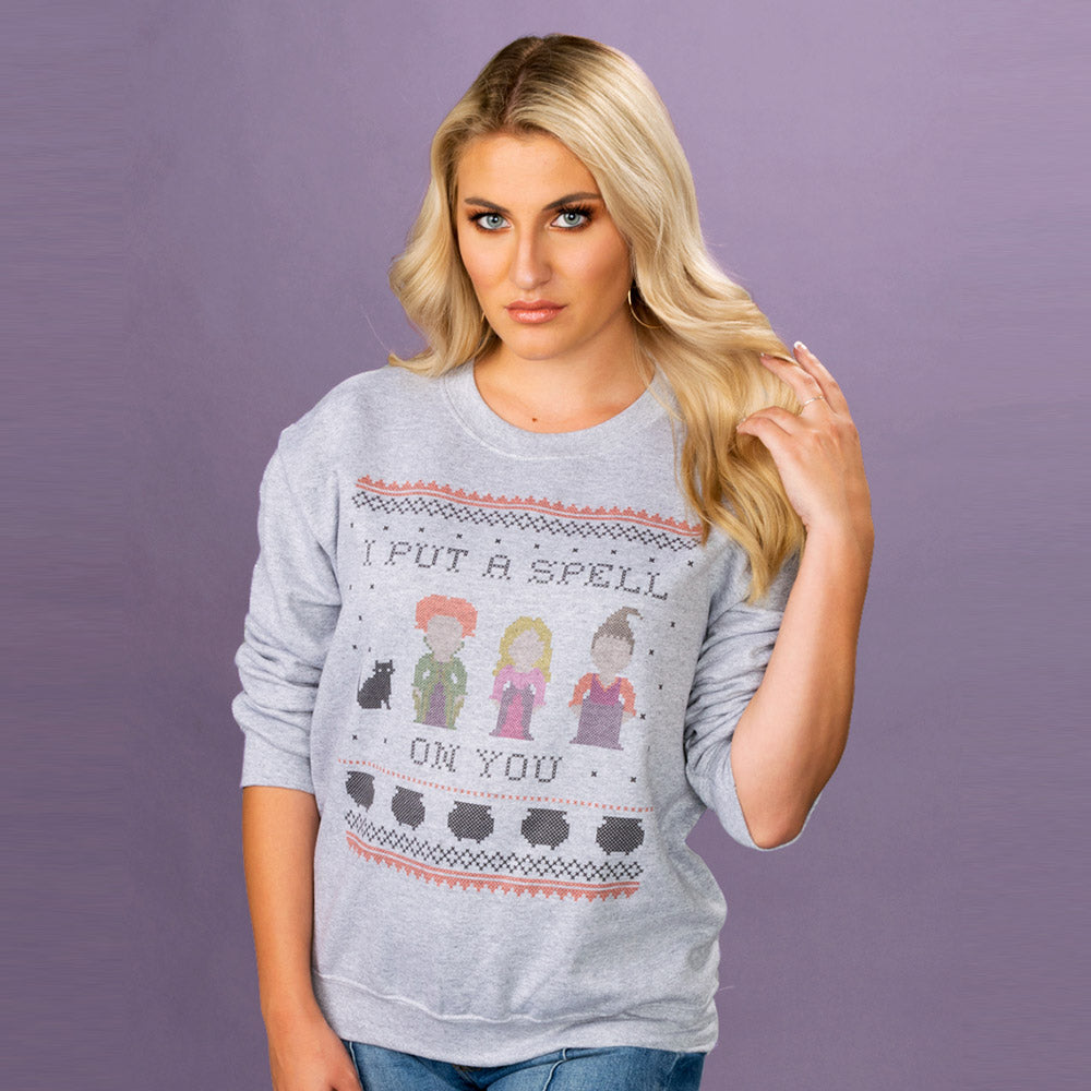 I Put a Spell on You Hocus Pocus Crewneck Sweatshirt - Femfetti