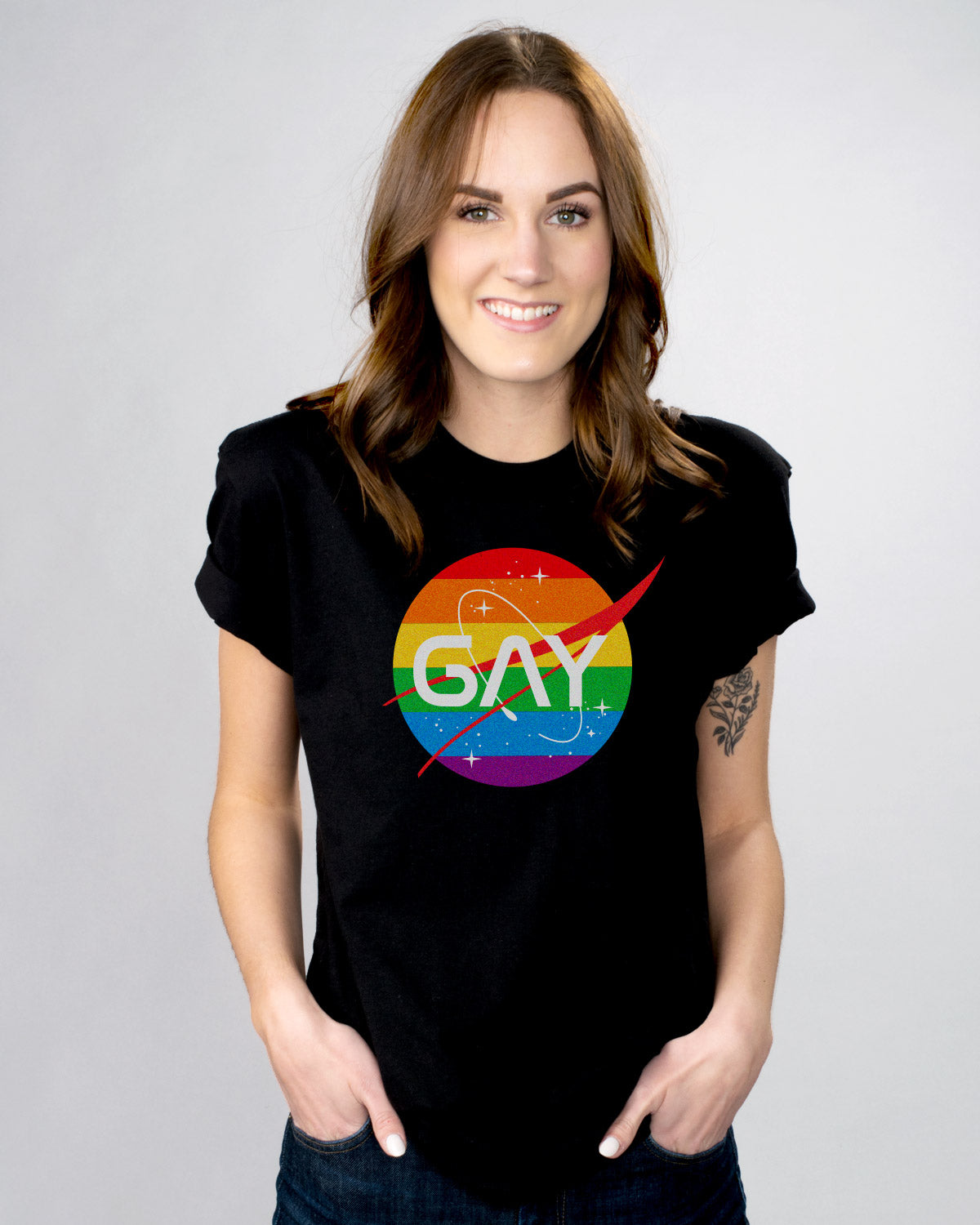 Gay Space Logo Shirt - Femfetti