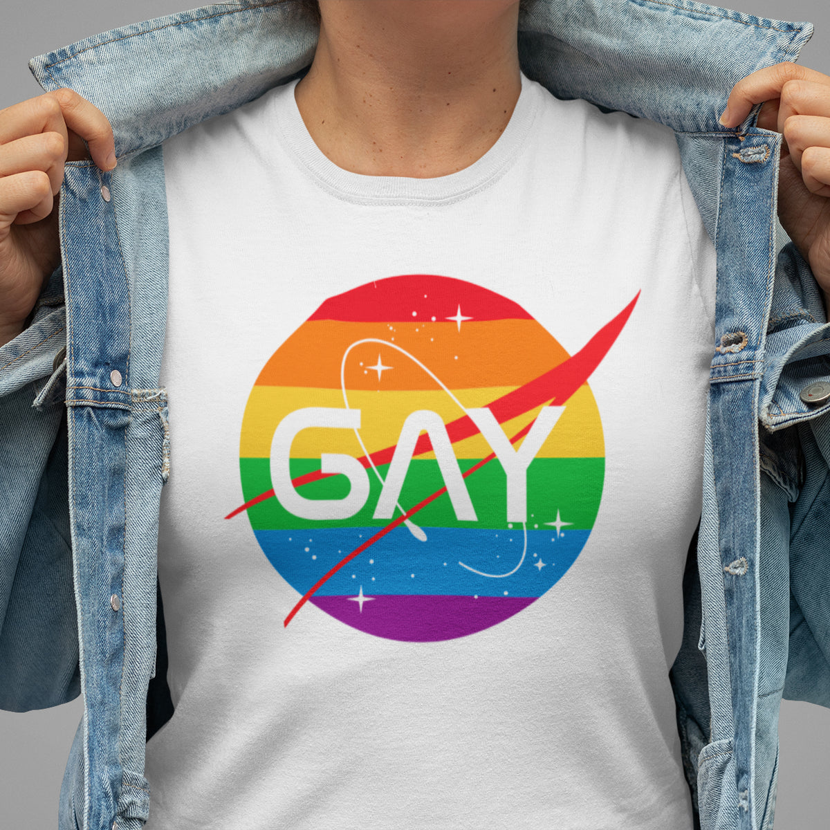 Gay Space Logo Shirt - Femfetti