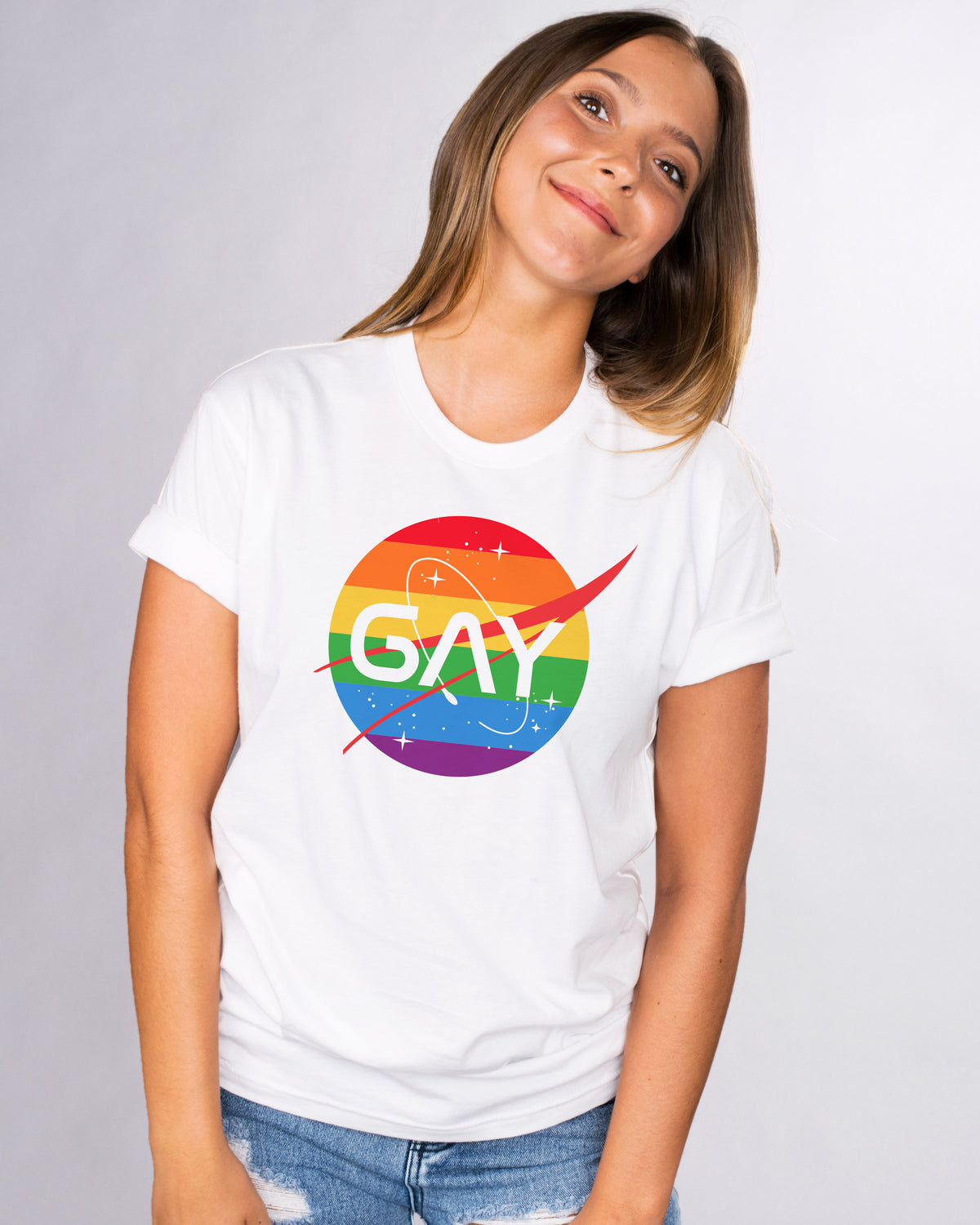 Gay Space Logo Shirt - Femfetti