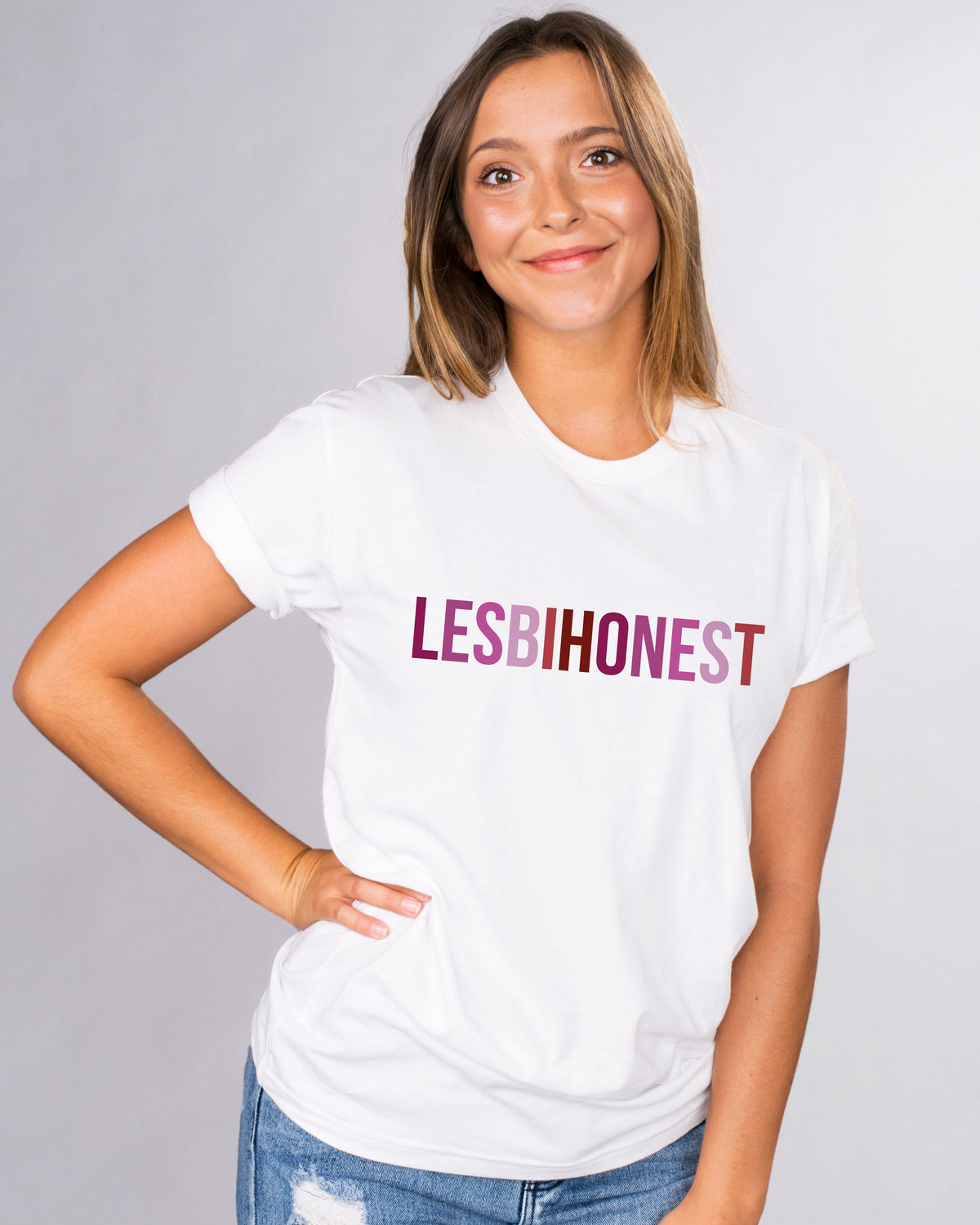 Lesbihonest Pride Shirt - Femfetti
