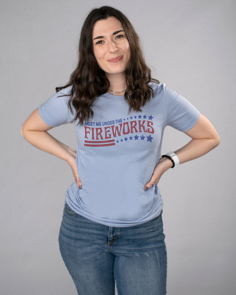Meet Me Under The Fireworks Shirt