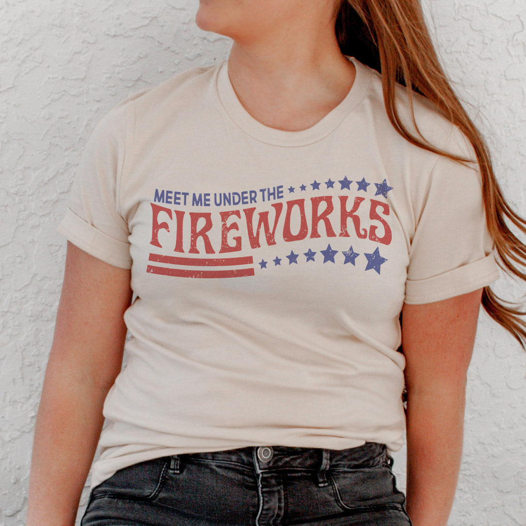 Meet Me Under The Fireworks Shirt