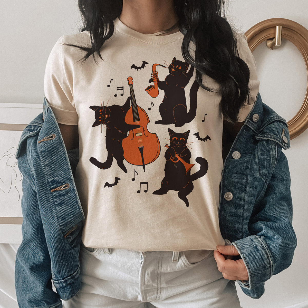 Musical Halloween Cats Shirt