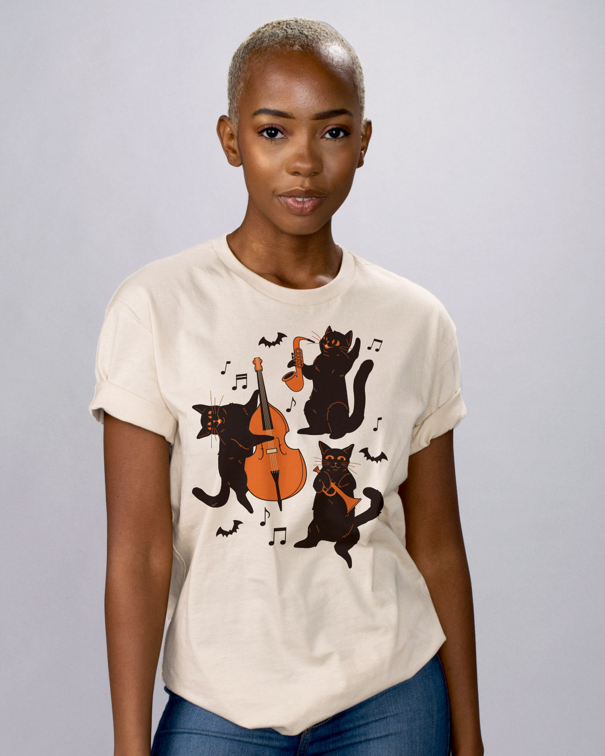 Musical Halloween Cats Shirt