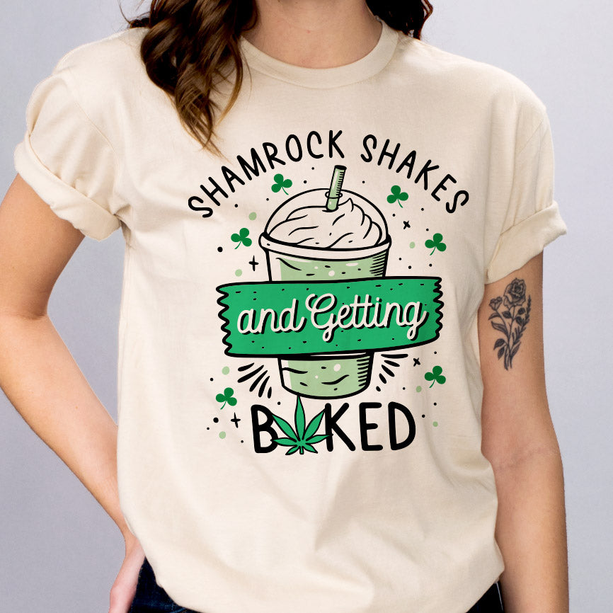 Shamrock Shakes and Getting Baked Shirt