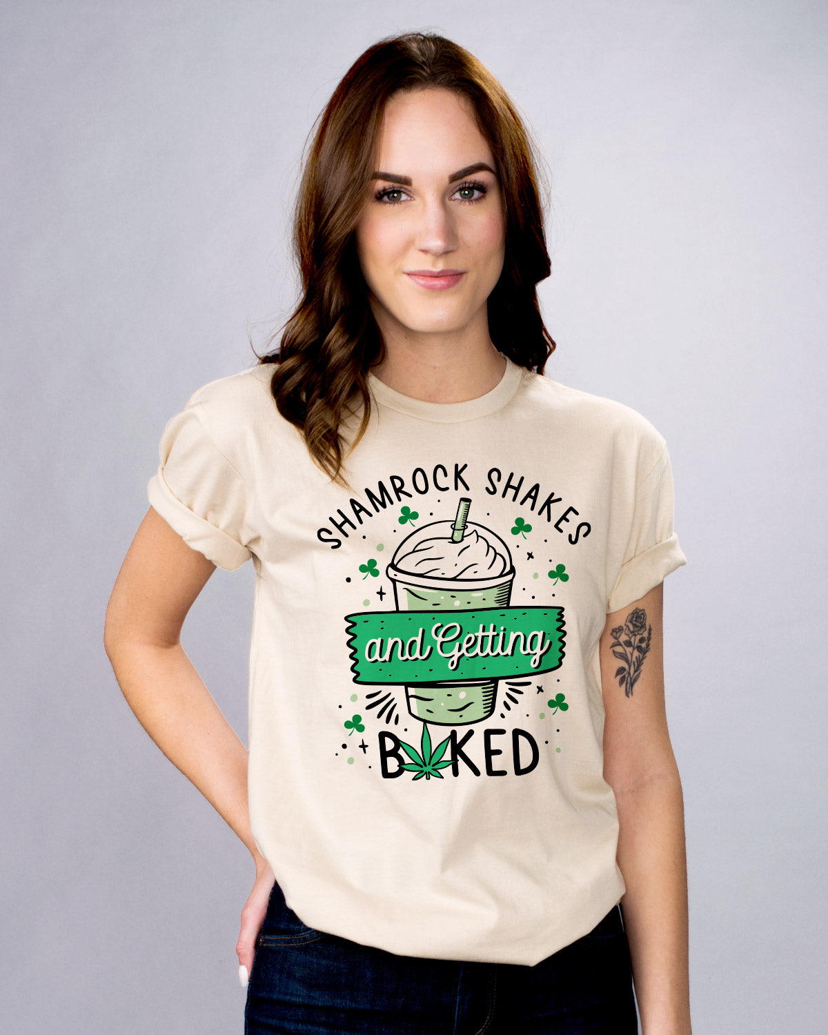 Shamrock Shakes and Getting Baked Shirt