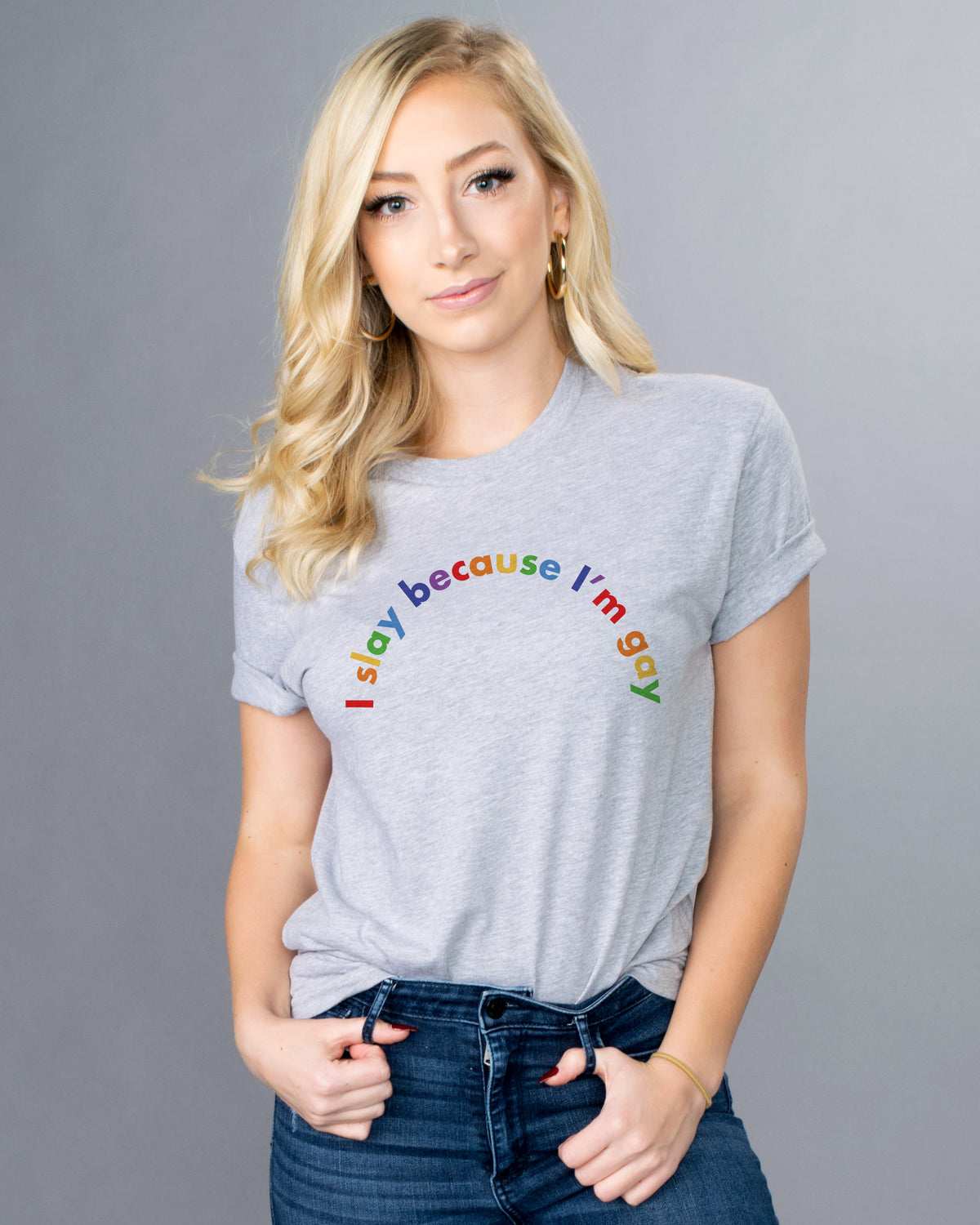 Slay Because I&#39;m Gay Shirt - Femfetti