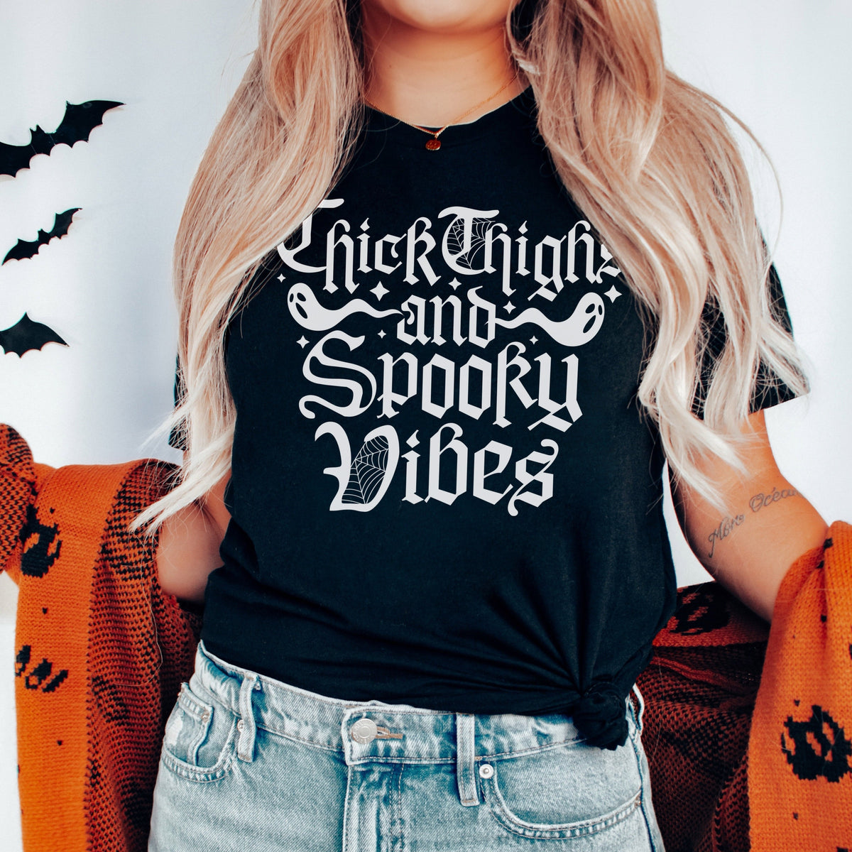Thick Thighs and Spooky Vibes Shirt