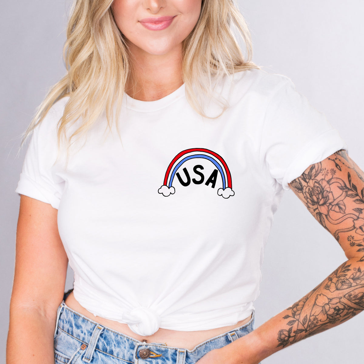 USA Rainbow Shirt - Femfetti