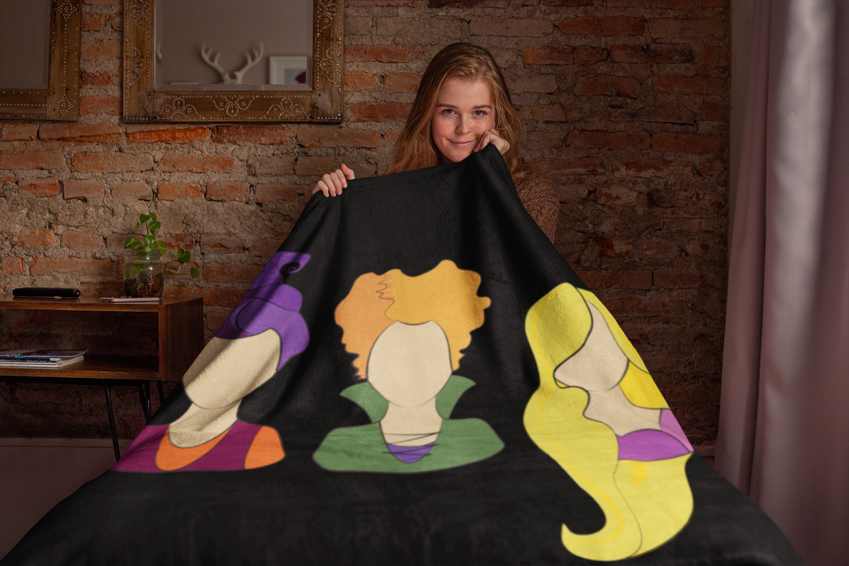 Hocus pocus blanket- on sale SIZE THROW