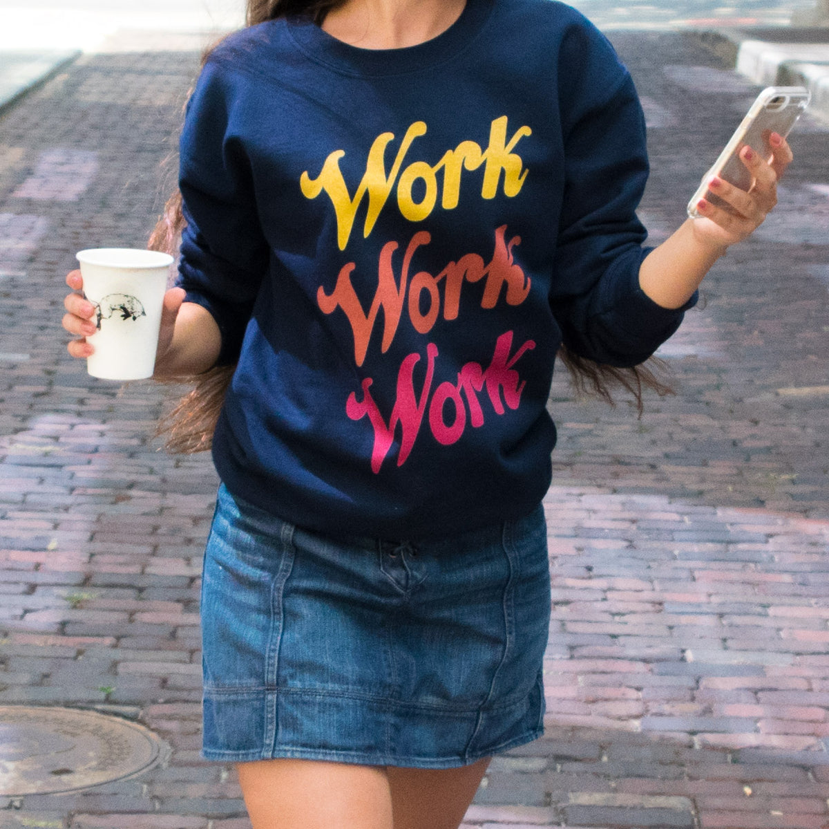 Work Work Work Sweatshirt - Femfetti